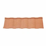 Beige Red Roman Tile Metal Shingles