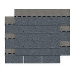 Grey Harbor Blue 3-Tab Shingles