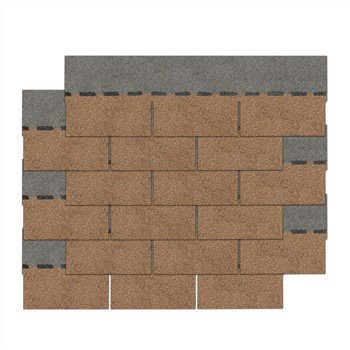 Modern Desert Tan 3-Tab Shingles