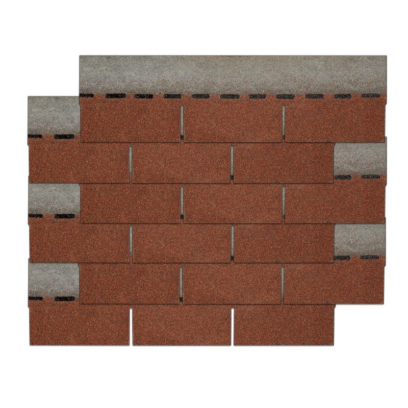 Luxury Terra Cotta 3 Tab Shingles