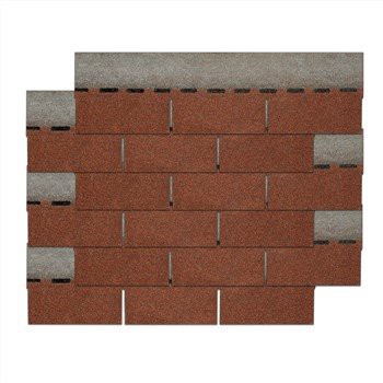 Luxury Terra Cotta 3 Tab Shingles